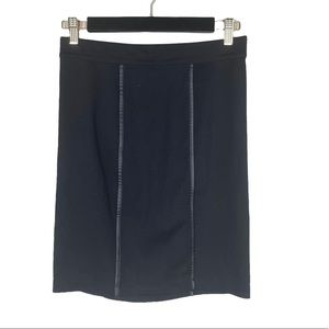 Max Studio Black Pull On Pencil Skirt